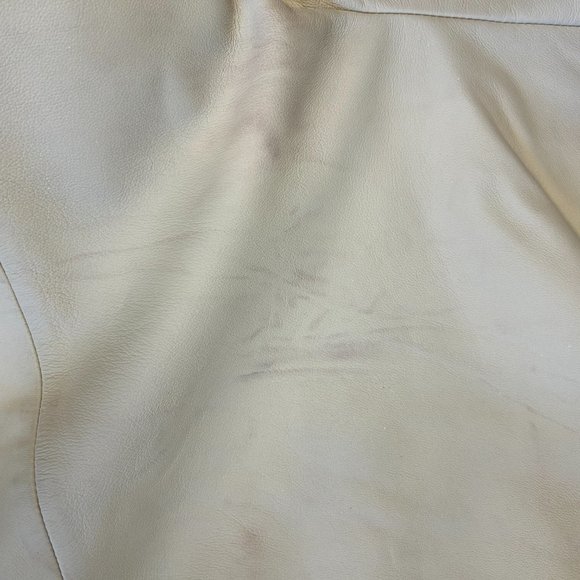 Nappa Leather Culottes with Belt - Picture 2 of 3